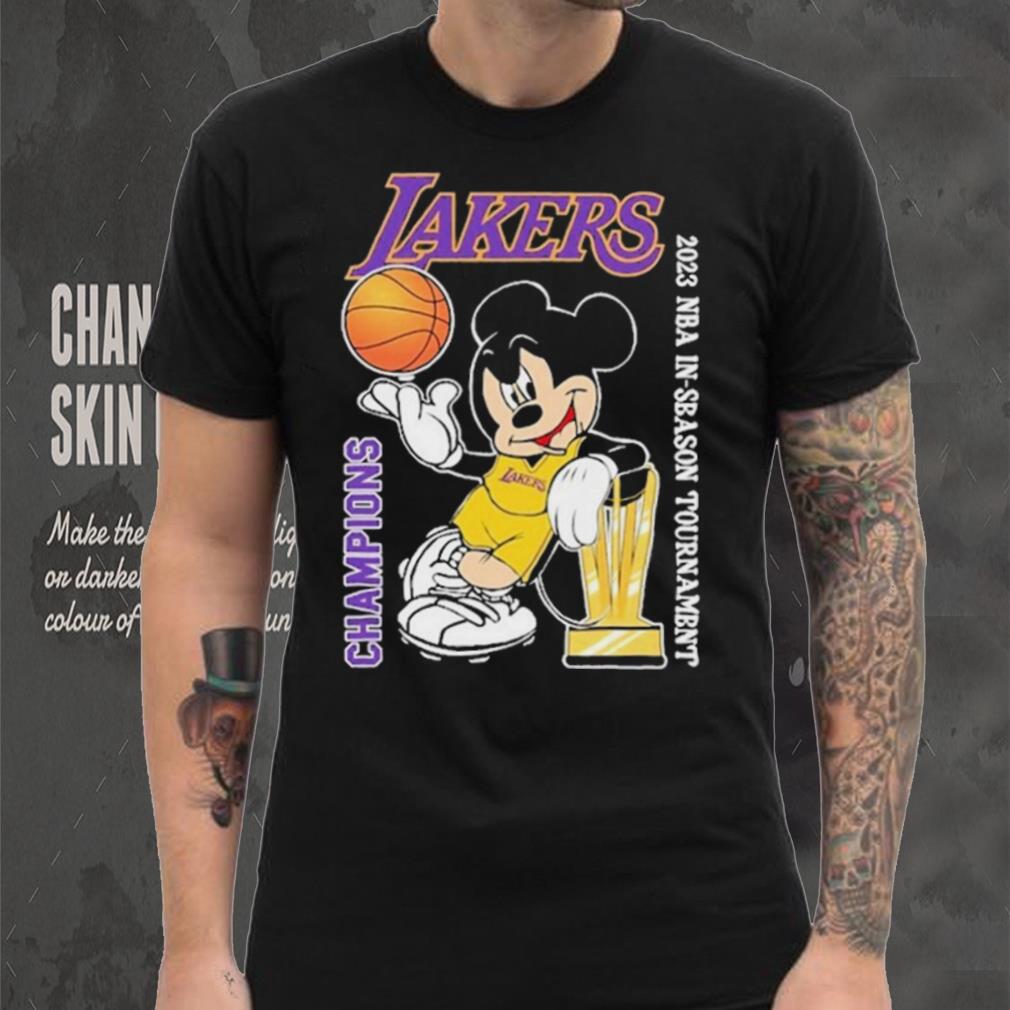 Official Mickey Mouse Los Angeles Lakers 2023 NBA In Season Tournament Champions Shirt Official Mickey Mouse Los Angeles Lakers 2023 NBA In Season Tournament Champions Shirt