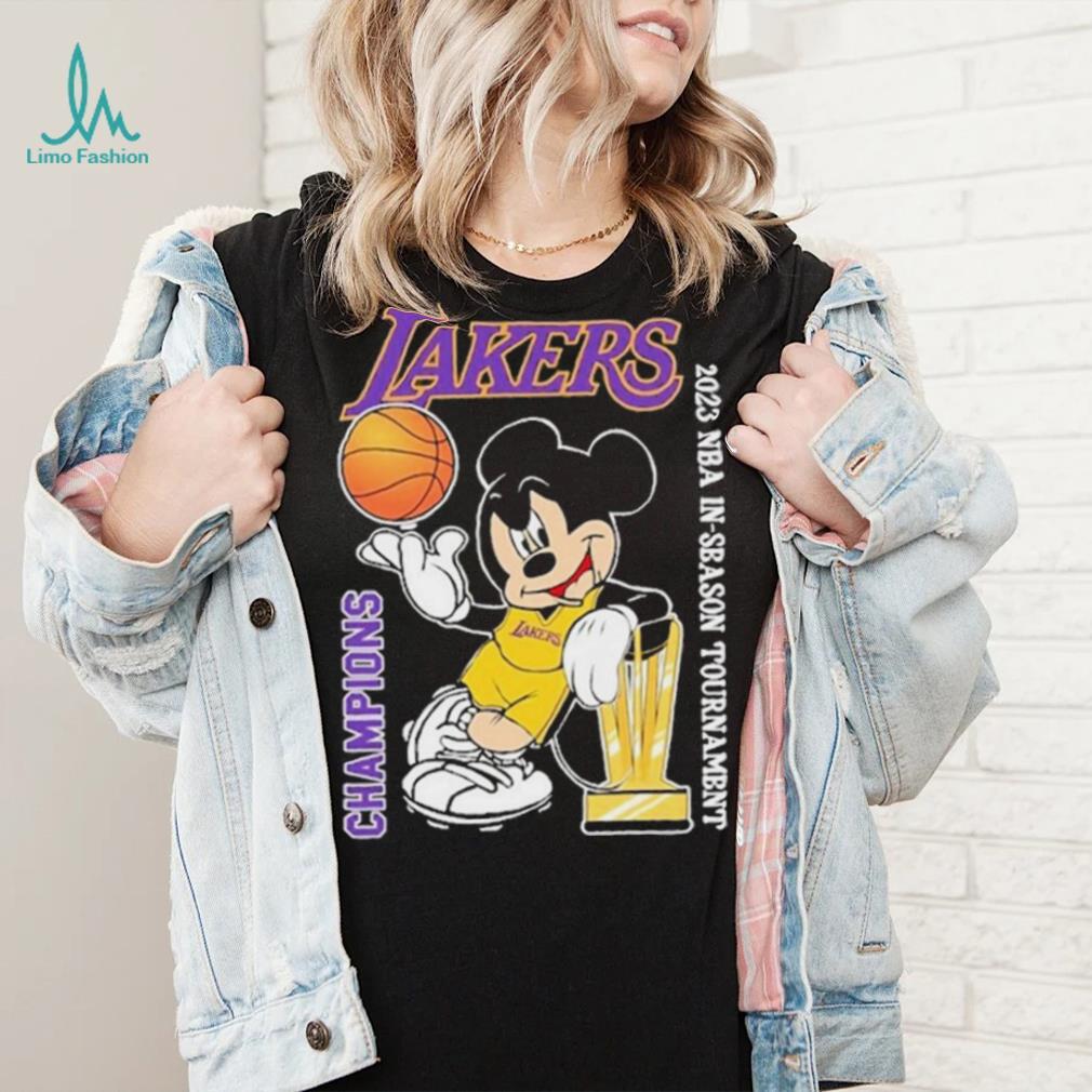 Official Mickey Mouse Los Angeles Lakers 2023 NBA In Season Tournament Champions Shirt Official Mickey Mouse Los Angeles Lakers 2023 NBA In Season Tournament Champions Shirt