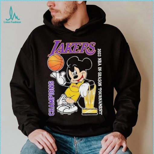 Official Mickey Mouse Los Angeles Lakers 2023 NBA In Season Tournament Champions Shirt