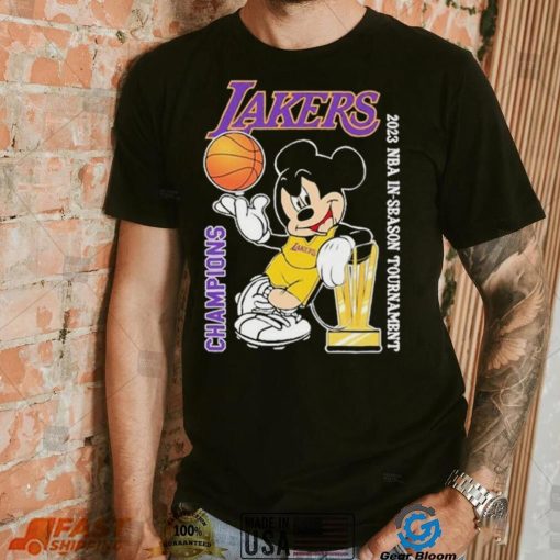 Official Mickey Mouse Los Angeles Lakers 2023 NBA In Season Tournament Champions Shirt