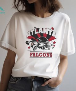 Official Mickey Mouse Player Atlanta Falcons Football Helmet Logo Character Shirt