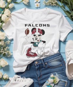 Official Mickey Mouse Player Atlanta Falcons Football Nfl Super Bowl Logo Shirt