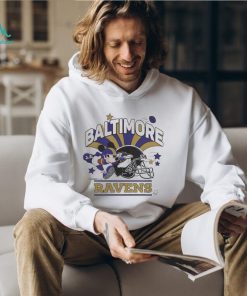 Official Mickey Mouse Player Baltimore Ravens Football Helmet Logo Character Shirt