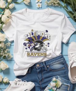 Official Mickey Mouse Player Baltimore Ravens Football Helmet Logo Character Shirt
