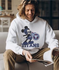 Official Mickey Mouse dancing Tennessee Titans cartoon football logo shirt