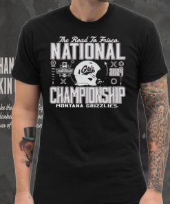 Official Montana Grizzlies Football 2024 National Championship The Road To Frisco shirt