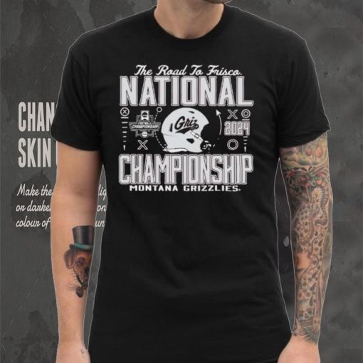 Official Montana Grizzlies Football 2024 National Championship The Road To Frisco shirt