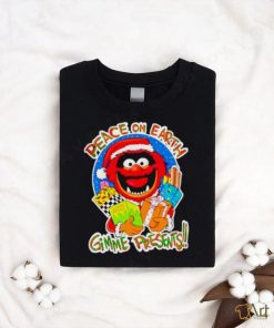 Official Muppets Santa Peace On Earth Gimme Presents T Shirt