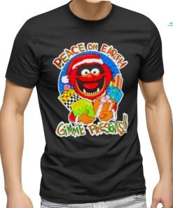 Official Muppets Santa Peace On Earth Gimme Presents T Shirt