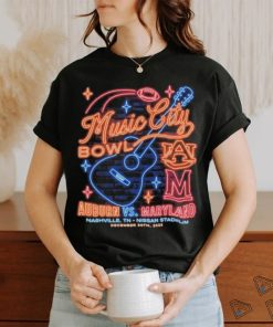 Official Music City Bowl Auburn Vs Maryland On Nashville TN Nissan Stadium December 30th 2023 T Shirt