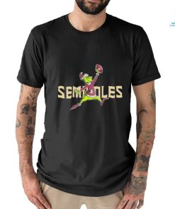 Official NCAA Florida State Grinch Air Jordan Semroles Rugby T Shirt