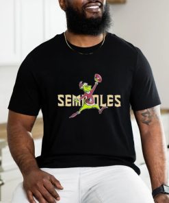 Official NCAA Florida State Grinch Air Jordan Semroles Rugby T Shirt