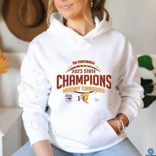 Official NCHSAA 4A Football 2023 State Champions Hickory Tornadoes T Shirt
