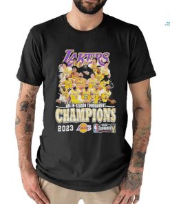 Official Nba In Season Tournament Champions 2023 Los Angeles Lakers T Shirt