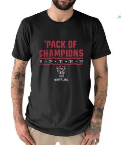 Official Ncaa nc state wolfpack wrestling pack of champions Shirt, hoodie, sweater, long sleeve and tank top Official Ncaa nc state wolfpack wrestling pack of champions Shirt
