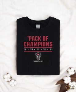 Official Ncaa nc state wolfpack wrestling pack of champions Shirt, hoodie, sweater, long sleeve and tank top Official Ncaa nc state wolfpack wrestling pack of champions Shirt