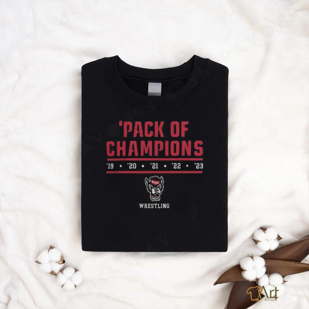Official Ncaa nc state wolfpack wrestling pack of champions Shirt Official Ncaa nc state wolfpack wrestling pack of champions Shirt