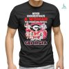 Official Never Underestimate A Woman Who Understands Football And Loves Georgia College Football Signatures Christmas T Shirt