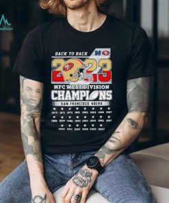 Official Official Back To Back 2023 NFC West Division Champions San Francisco 49ers Shirt