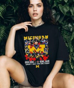 Official Official College Football Michigan Team 2024 Rose Bowl Game Shirt