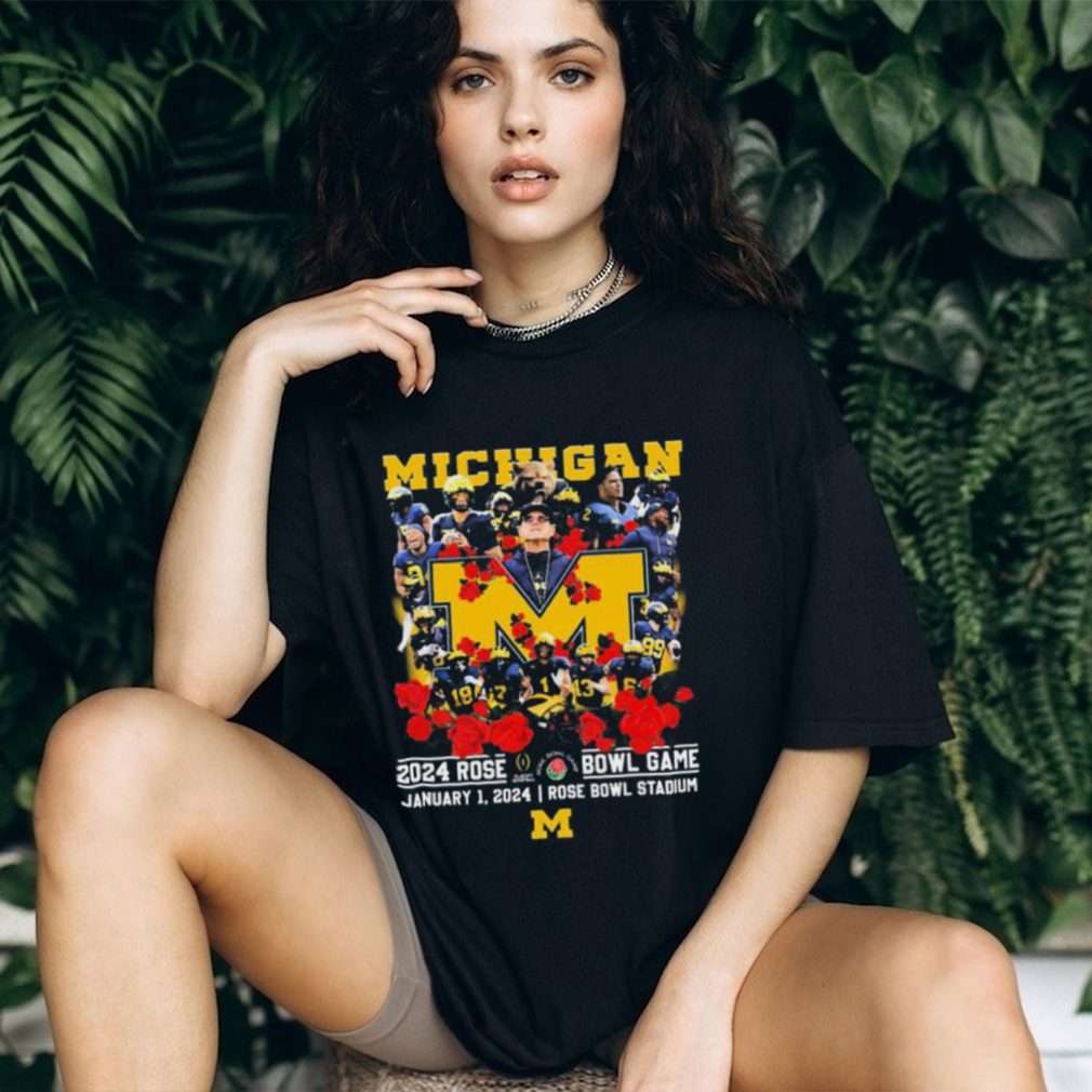 Official Official College Football Michigan Team 2024 Rose Bowl Game Shirt Official Official College Football Michigan Team 2024 Rose Bowl Game Shirt