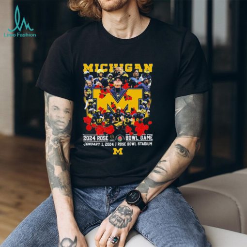 Official Official College Football Michigan Team 2024 Rose Bowl Game Shirt