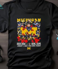 Official Official College Football Michigan Team 2024 Rose Bowl Game Shirt