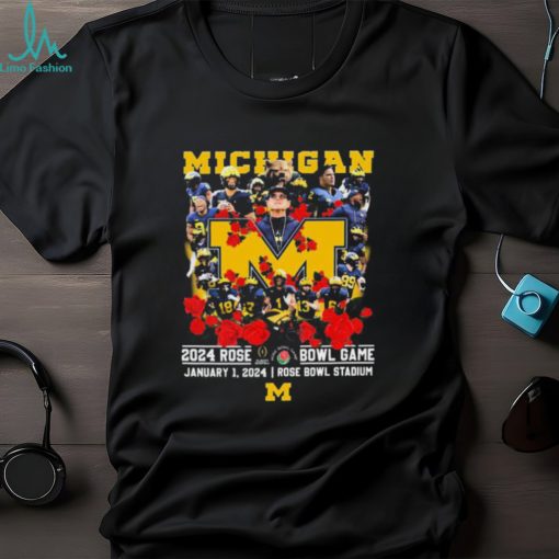 Official Official College Football Michigan Team 2024 Rose Bowl Game Shirt