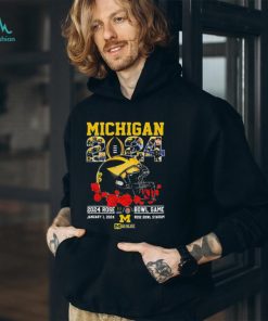 Official Official Go Blue Michigan Wolverines 2024 Rose Bowl Game Shirt