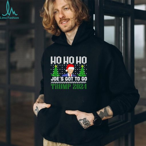 Official Official Ho Ho Ho Joe’s Got To Go Trump 2024 Ugly christmas shirt
