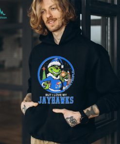 Official Official Kansas Jayhawks Grinch I Hate People But I Love My Jayhawks Christmas Shirt