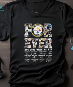 Official Official NFL Pittsburgh Steelers Forever Not Just When We Win 2023 Signatures Shirt