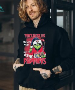 Official Official Official They Hate Us Florida Panthers Hockey Santa Grinch Christmas Shirt