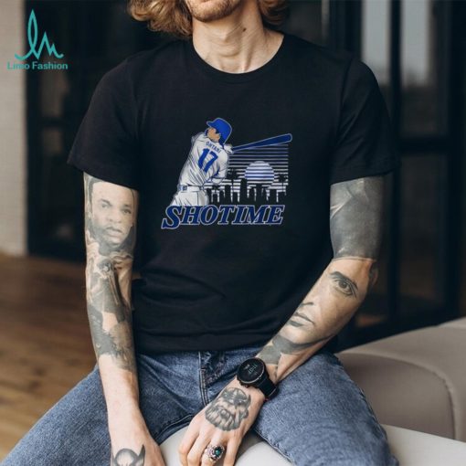 Official Official Shohei Ohtani Shotime Skyline Los Angeles Dodgers Shirt