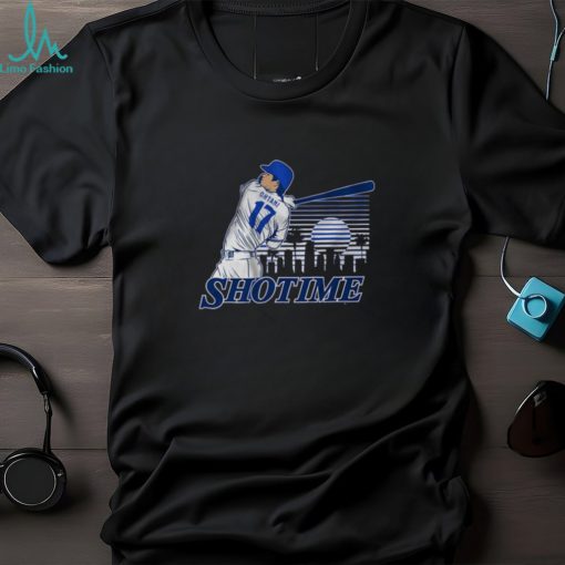 Official Official Shohei Ohtani Shotime Skyline Los Angeles Dodgers Shirt