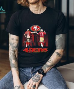 Official Official The 49ers 2023 Playoff Joe Montana And Brock Purdy Signatures Shirt