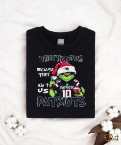 Official Official The Grinch Christmas They Hate Us Because Ain’t Us New England Patriots Football Shirt
