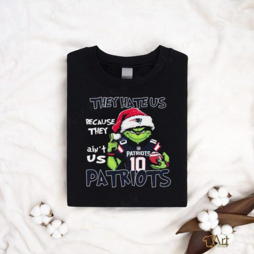 Official Official The Grinch Christmas They Hate Us Because Ain’t Us New England Patriots Football Shirt