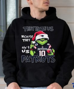 Official Official The Grinch Christmas They Hate Us Because Ain’t Us New England Patriots Football Shirt