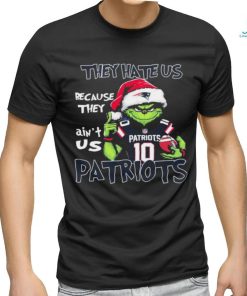 Official Official The Grinch Christmas They Hate Us Because Ain’t Us New England Patriots Football Shirt