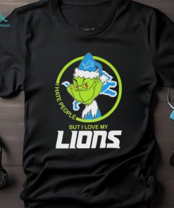 Official Official The Grinch I Hate People But I Love My Detroit Lions 2023 Shirt