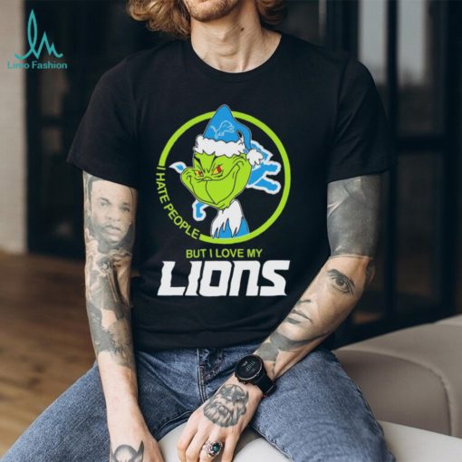 Official Official The Grinch I Hate People But I Love My Detroit Lions 2023 Shirt