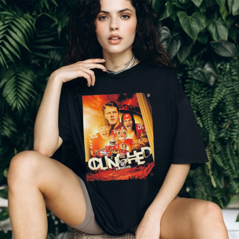 Official Official The San Francisco 49ers Are The 1st Team To Clinch A Spot In The NFL Playoffs 2023 Shirt Official Official The San Francisco 49ers Are The 1st Team To Clinch A Spot In The NFL Playoffs 2023 Shirt