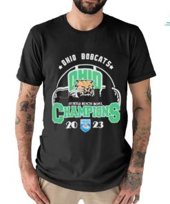 Official Ohio Bobcats Are The Myrtle Beach Bowl 2023 Champions T Shirt