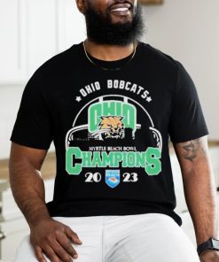 Official Ohio Bobcats Are The Myrtle Beach Bowl 2023 Champions T Shirt