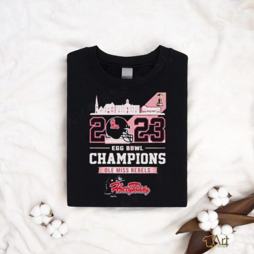 Official Ole Miss Rebels Egg Bowl University Of Mississippi Hotty Toddy Gosh Almighty Champions 2023 T Shirt