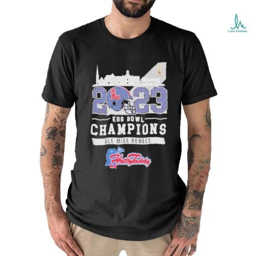 Official Ole Miss Rebels Ole Miss Egg Bowl University Of Mississippi Hotty Toddy Gosh Almighty Champions 2023 T Shirt
