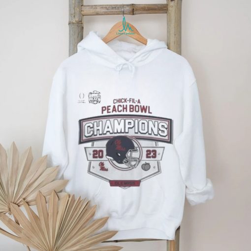 Official Ole Miss Rebels Playoff 2023 Peach Bowl Champions T Shirt