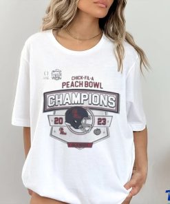 Official Ole Miss Rebels Playoff 2023 Peach Bowl Champions T Shirt