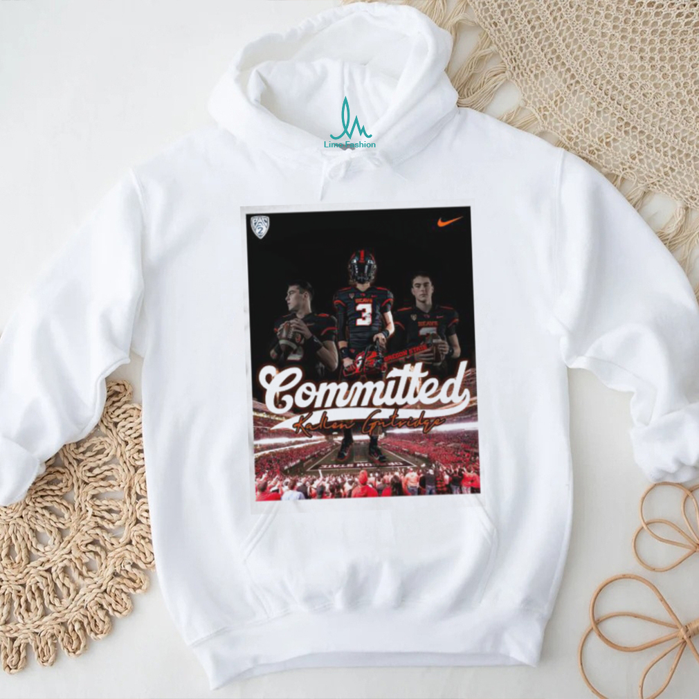 Official Oregon State Committed Kallen Gutridge T Shirt Official Oregon State Committed Kallen Gutridge T Shirt